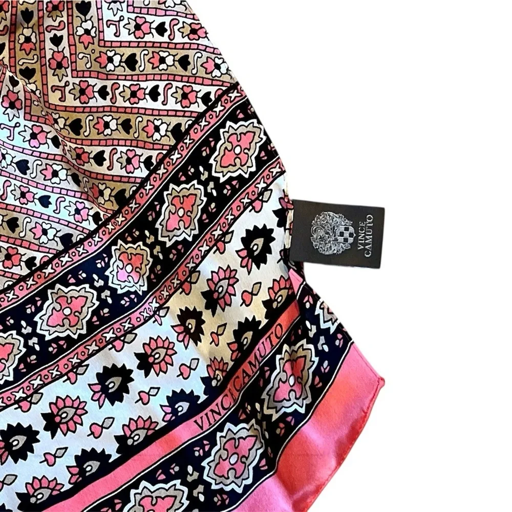 Vince Camuto 100% Silk Scarf